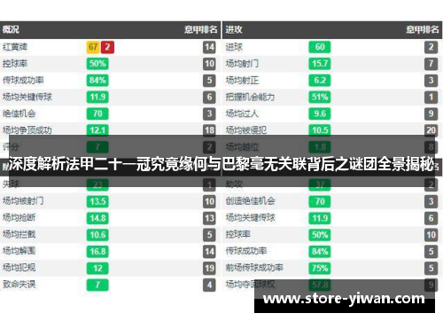 深度解析法甲二十一冠究竟缘何与巴黎毫无关联背后之谜团全景揭秘 深度解析法甲二十一冠究竟缘何与巴黎毫无关联背后之谜团全景揭秘