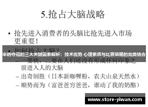 辛纳夺冠的三大关键因素解析:技术优势 心理素质与比赛策略的完美结合 辛纳夺冠的三大关键因素解析:技术优势 心理素质与比赛策略的完美结合
